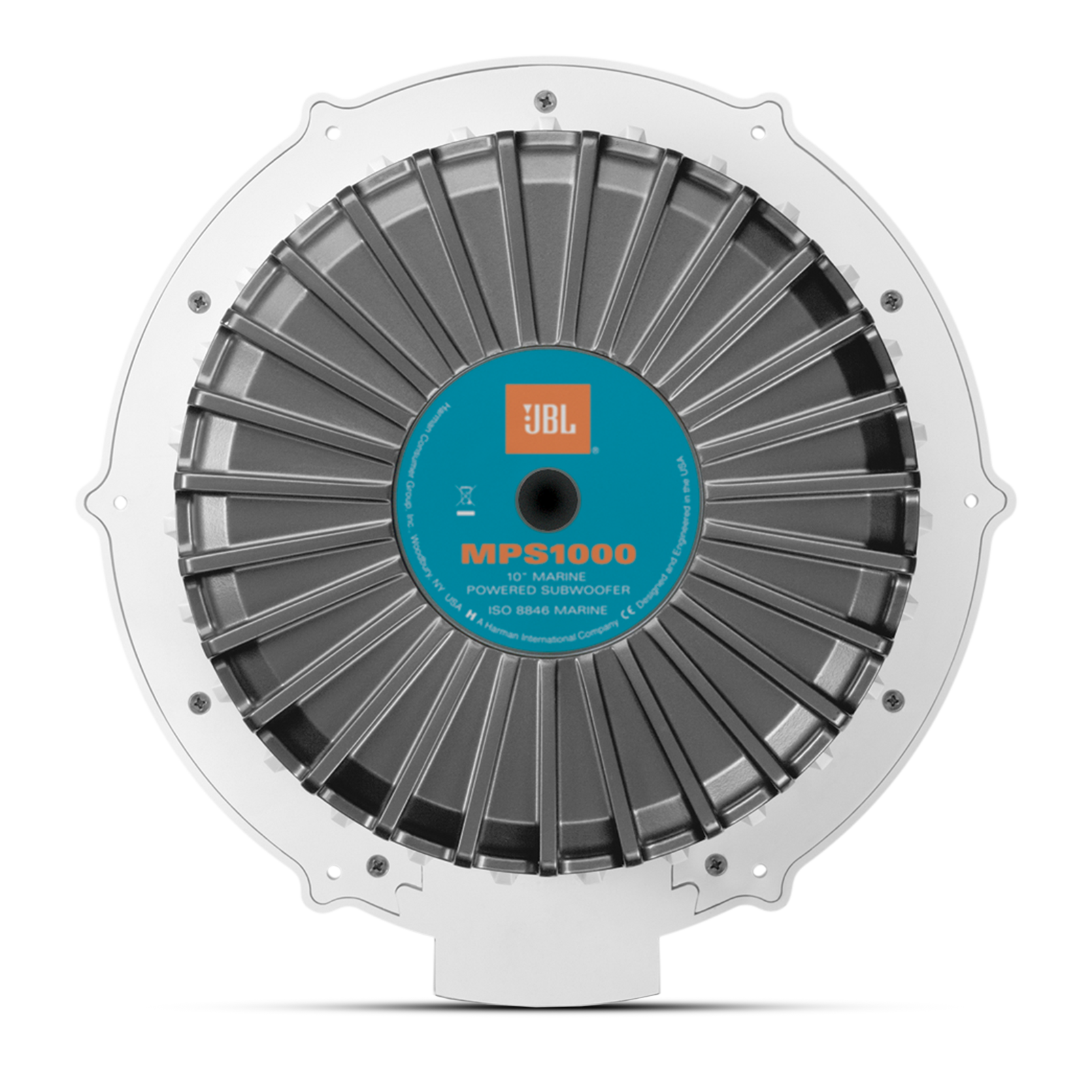 MPS1000 Durable 10 inch Powered Marine & Boat Subwoofer