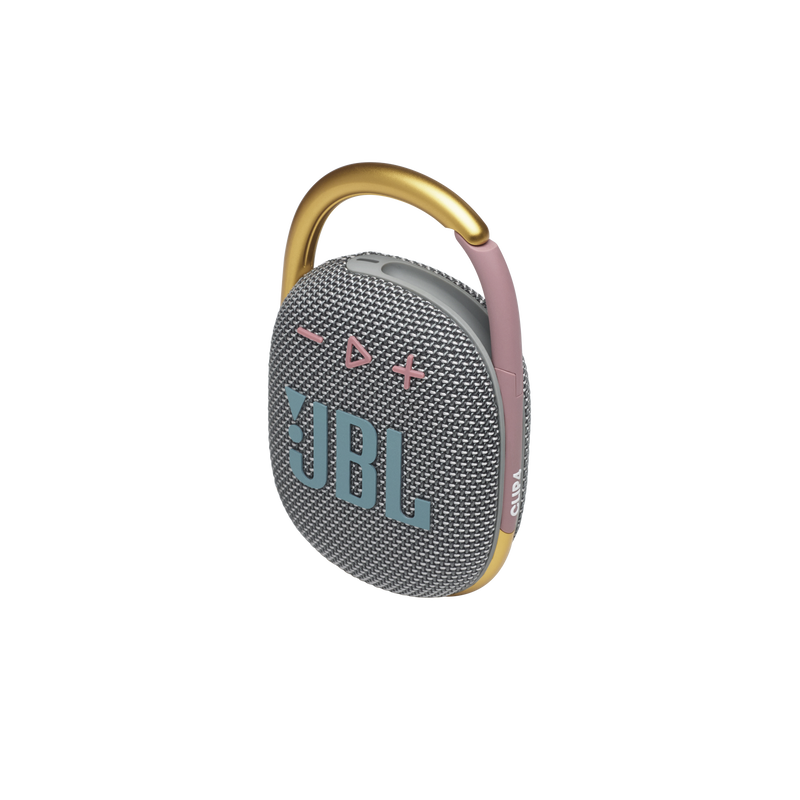 JBL Clip 4 - Grey - Ultra-portable Waterproof Speaker - Detailshot 2 image number null