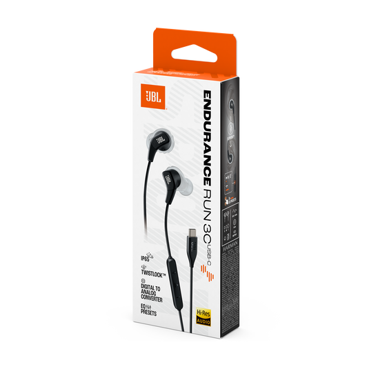 JBL Endurance Run 3 USB-C | USB-C Wired Sport Headphones