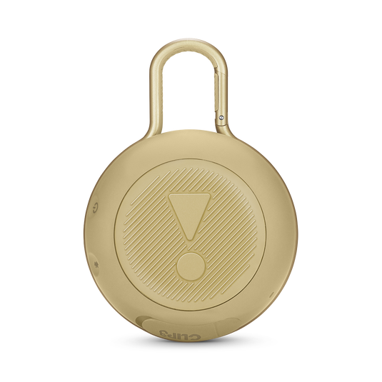 JBL Clip 3 - Desert Sand - Portable Bluetooth® speaker - Back image number null