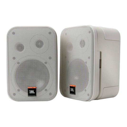 JBL Control 1 Pro - White - Two-Way Professional Compact Loudspeaker System - Detailshot 1 image number null