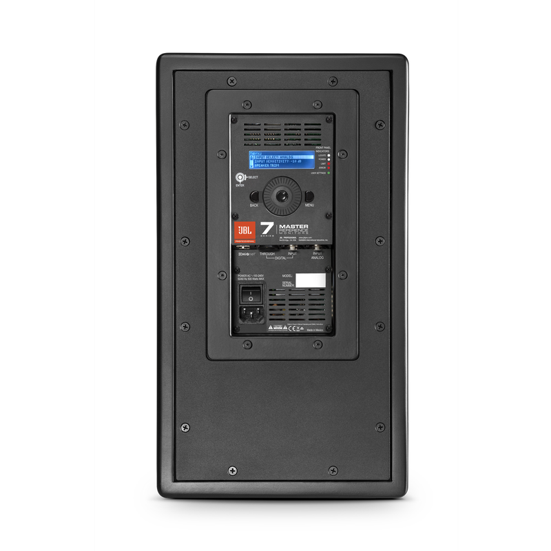 JBL 708P - Black - 8" Bi-Amplified Master Reference Monitor - Back image number null