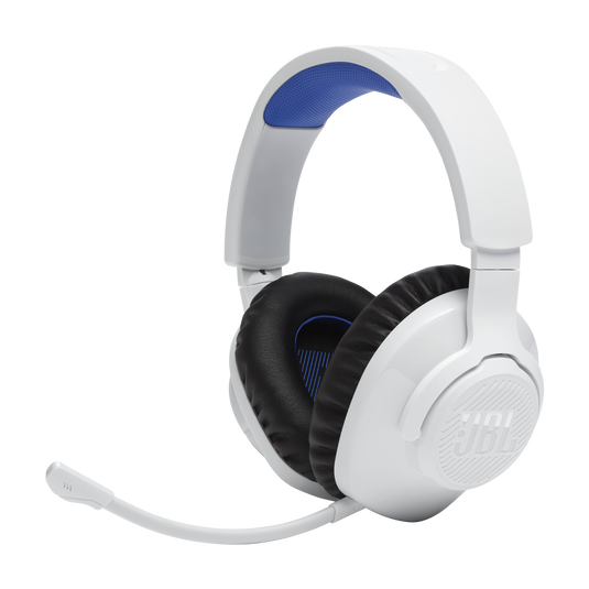 JBL Quantum 360P Console Wireless - White - Wireless over-ear console gaming headset with detachable boom mic - Detailshot 2 image number null