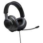 JBL Free WFH - Black - Wired over-ear headset with detachable mic - Hero