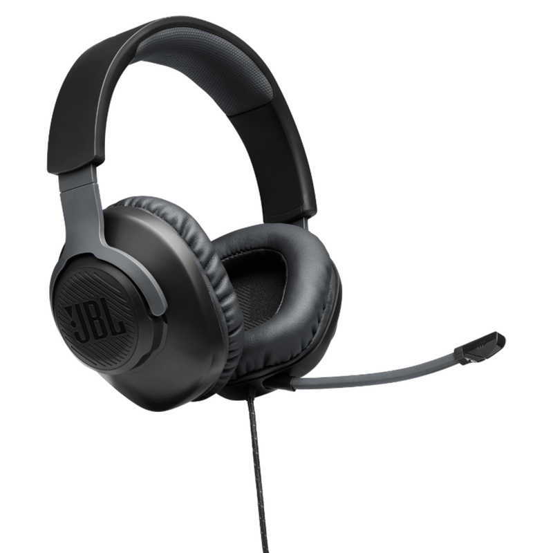JBL Free WFH - Black - Wired over-ear headset with detachable mic - Hero image number null