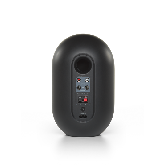 JBL 104-BT (Pair) - Black - Compact Desktop Reference Monitors with Bluetooth - Back image number null