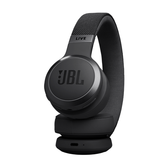 JBL Live 670NC - Black - Wireless On-Ear Headphones with True Adaptive Noise Cancelling - Detailshot 2 image number 6