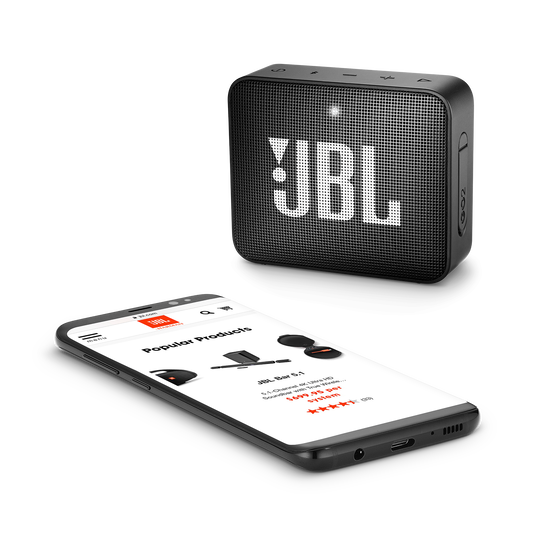 JBL Go 2 - Midnight Black - Portable Bluetooth speaker - Detailshot 3 image number null