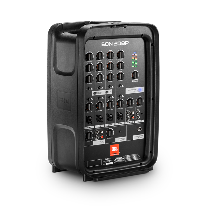 JBL EON208P - Black - Portable 8 in. 2-Way PA with Powered 8-Channel Mixer and Bluetooth® - Detailshot 3 image number null