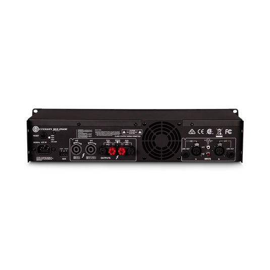 XLS 2502 - Black - Two-channel, 775W @ 4Ω power amplifier - Back image number null