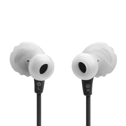 JBL Endurance Run 3 Wireless – Cuffie Sportive Bluetooth Bianche, 25h Autonomia, FlipHook E TwistLock, IP65 Impermeabili