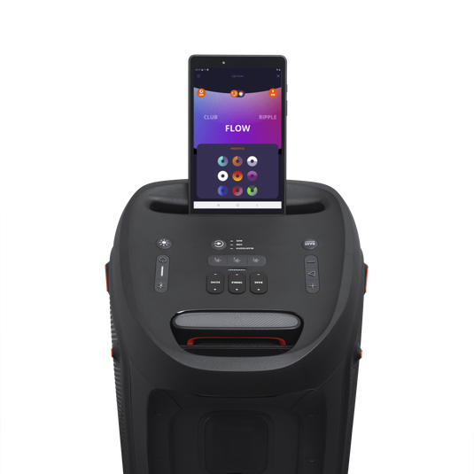 JBL Partybox 310 - Black - Portable party speaker with dazzling lights and powerful JBL Pro Sound - Detailshot 2 image number null