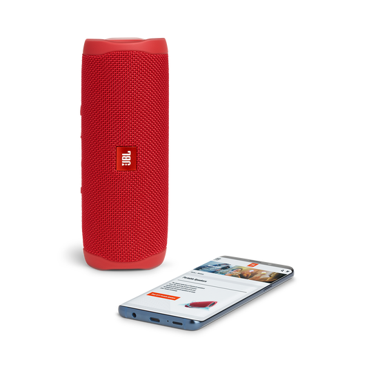 JBL Flip 5 - Red - Portable Waterproof Speaker - Detailshot 2 image number null