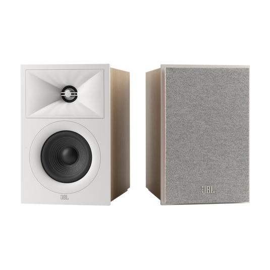【美品】JBL STAGE 240B White/Latte Stage 240B | 2-Way 4.5-inch (114mm) Bookshelf Loudspeaker - Pair