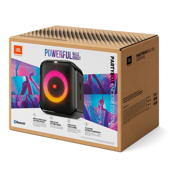 JBL Partybox Encore Essential | Portable party speaker with powerful 100W  sound, built-in dynamic light show, and splash proof