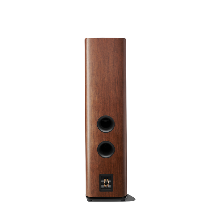 HDI-3800 - Walnut - 2 ½-way Triple 8-inch (200mm) Floorstanding Loudspeaker - Back image number null