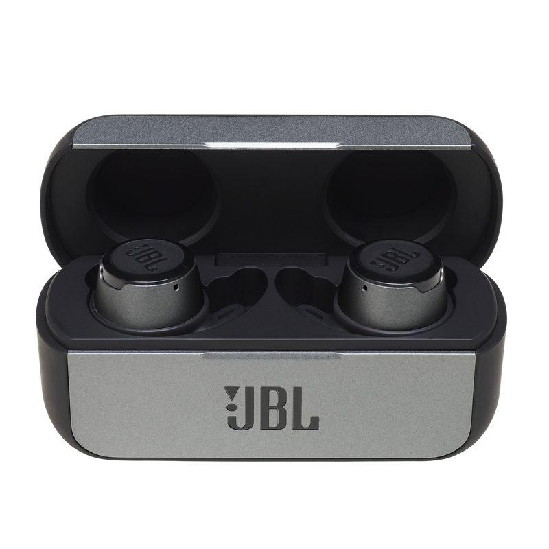 JBL Reflect Flow - Black - Waterproof true wireless sport earbuds - Hero image number null