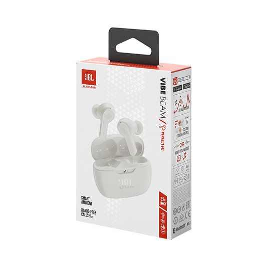 JBL Vibe Beam - White - True wireless earbuds - Detailshot 15 image number null