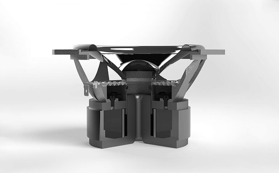 HDI-4500 | 2 ½-way Quadruple 5.25-inch (130mm) Center Channel