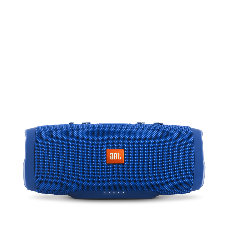 JBL Charge 3 - Blue - Full-featured waterproof portable speaker with high-capacity battery to charge your devices - Front image number null