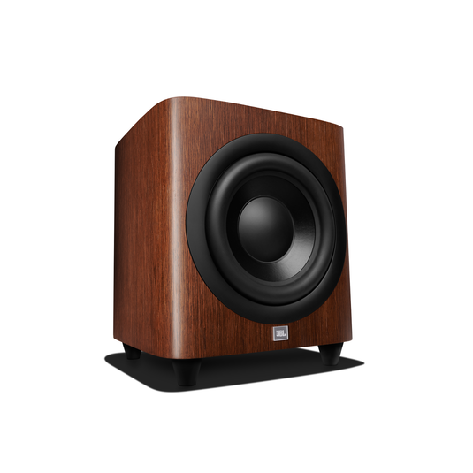 HDI-1200P - Walnut - 12-inch (300mm) 1000W Powered Subwoofer - Left image number null
