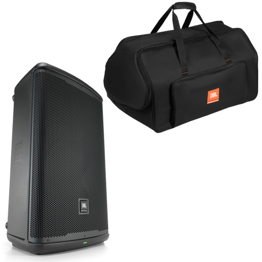 JBL EON715 + Tote Bag Bundle | 15-inch Powered PA Speaker with