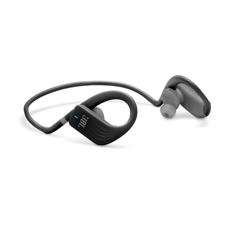 JBL Endurance JUMP - Black - Waterproof Wireless Sport In-Ear Headphones - Detailshot 1 image number null