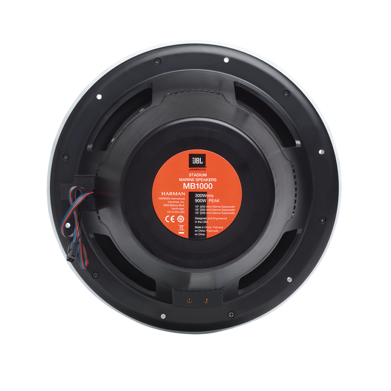 JBL Stadium Marine M1000 - Black - Take JBL concert level sound to the high seas. - Back image number null