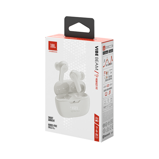 JBL Vibe Beam - White - True wireless earbuds - Detailshot 15 image number null