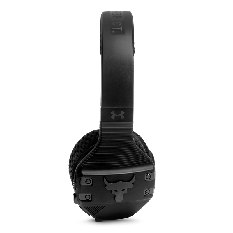 UA Sport Wireless Train Project Rock – Engineered by JBL - Black - On-ear sport Headphones - Detailshot 4 image number null
