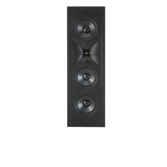 SCL-2 - Black - 2.5-Way Triple 8-inch (200mm) In-wall Loudspeaker - Front image number null