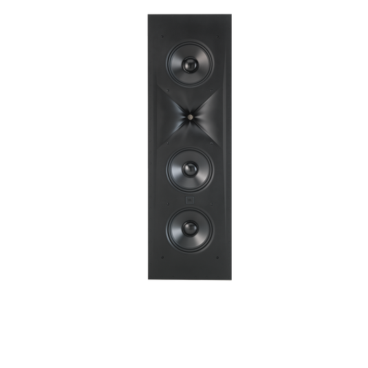 SCL-2 - Black - 2.5-Way Triple 8-inch (200mm) In-wall Loudspeaker - Front image number null