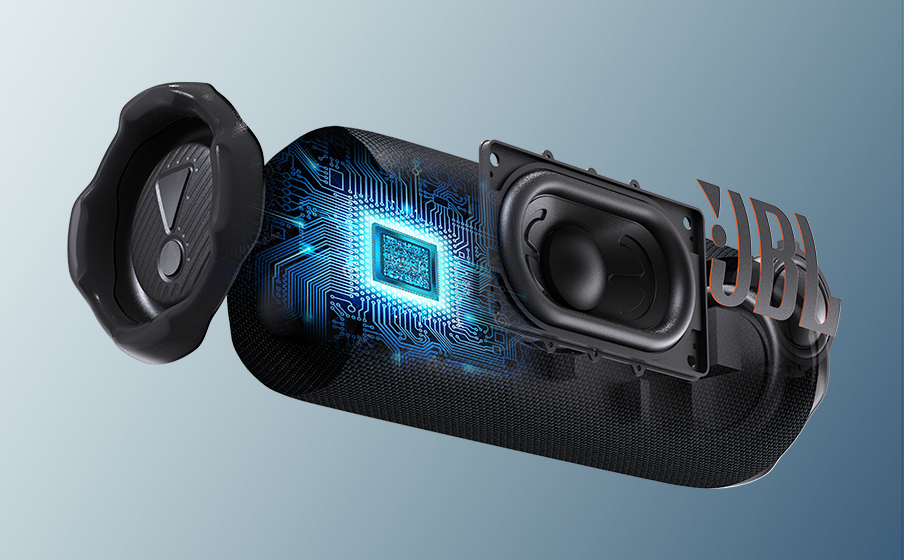 JBL Flip 7 Bold JBL Pro Sound עם חיזוק סאונד בינה מלאכותית - תמונה