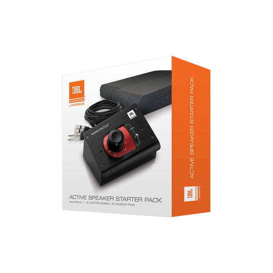 JBL Active Speaker Starter Set - Black - Studio Monitor Enhancement Pack - Hero image number null