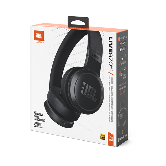 JBL Live 670NC | Wireless On-Ear Headphones with True Adaptive