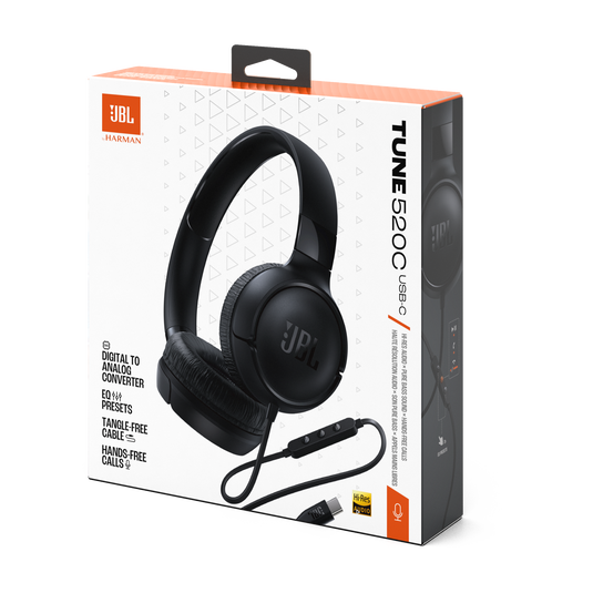 JBL Tune 520C USB-C | Hi-Res wired on-ear headphones