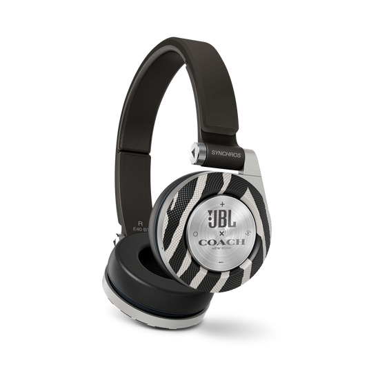 JBL E40BT ワイヤレスヘッドホンBluetooth H040-01 JBL E40BT COACH Limited Edition | Stylish Bluetooth Headphones