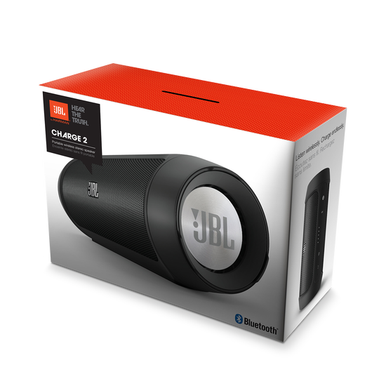 JBL Charge 2 Portable wireless stereo speaker with massive battery to charge your devices