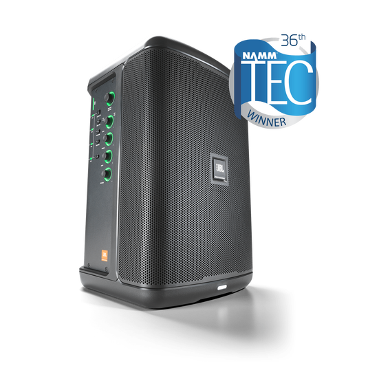 JBL EON ONE Compact (B-Stock) - Black - All-in-One Rechargeable Personal PA - Hero image number null