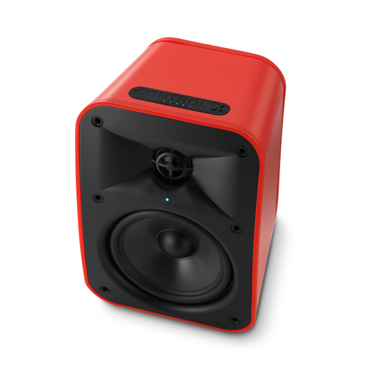 JBL Control X Wireless - Red - 5.25” (133mm) Portable Stereo Bluetooth® Speakers - Detailshot 12 image number null