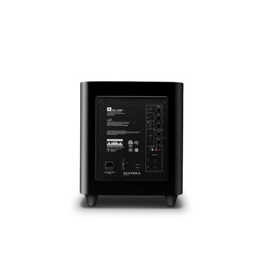 HDI-1200P - Black Gloss - 12-inch (300mm) 1000W Powered Subwoofer - Back image number null