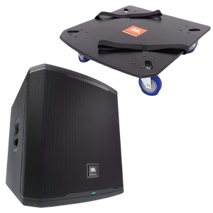 JBL PRX918XLF + Caster Board Bundle