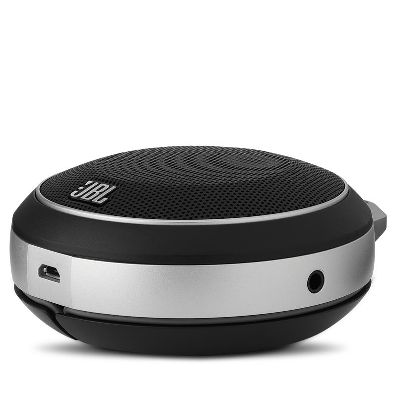 JBL Micro Wireless - Black - Mini Portable Bluetooth Speaker - Detailshot 1 image number null