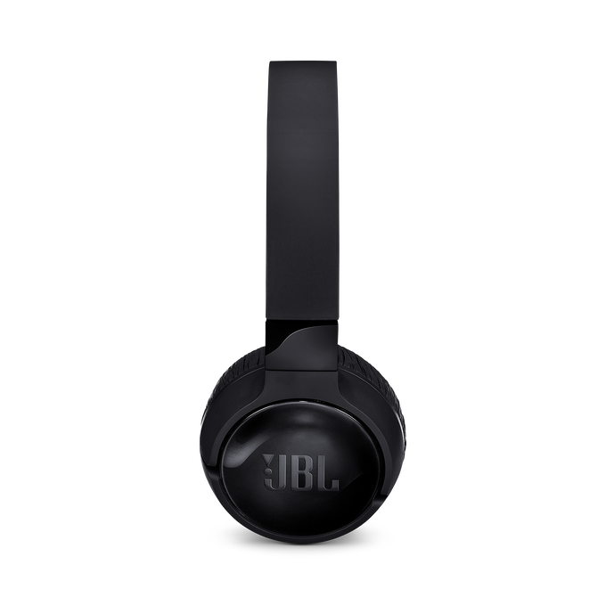 JBL Tune 600BTNC - Black - Wireless, on-ear, active noise-cancelling headphones. - Left image number null