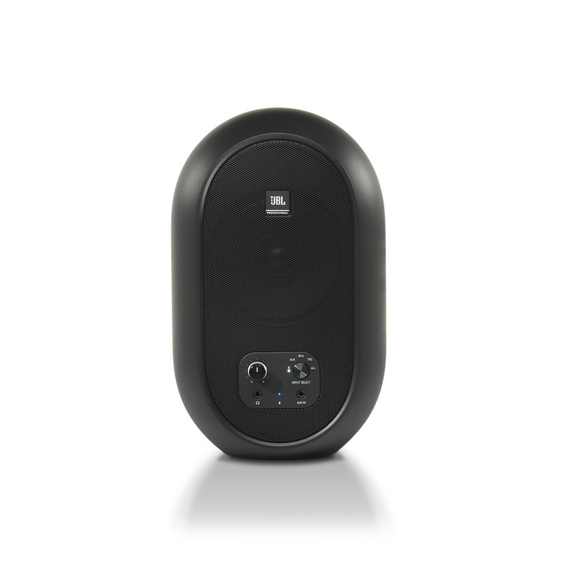 JBL 104-BT (Pair) - Black - Compact Desktop Reference Monitors with Bluetooth - Detailshot 2 image number null