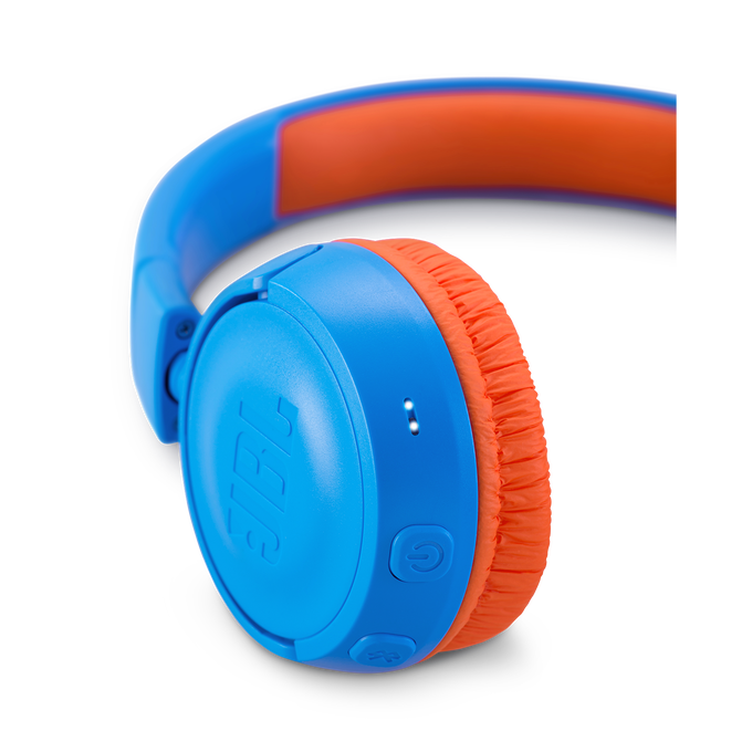 JBL JR300BT - Rocker Blue - Kids Wireless on-ear headphones - Detailshot 2 image number null