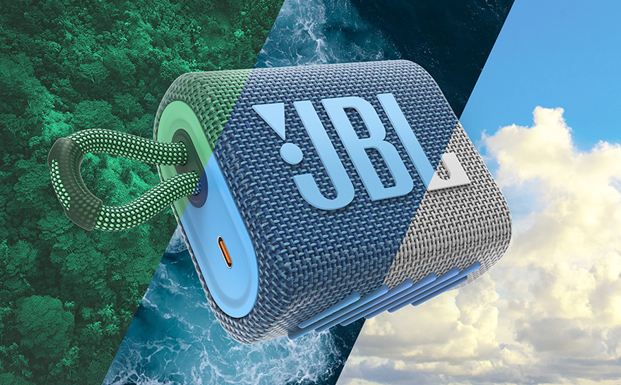 JBL Go 3 Portable Waterproof Speaker - Black