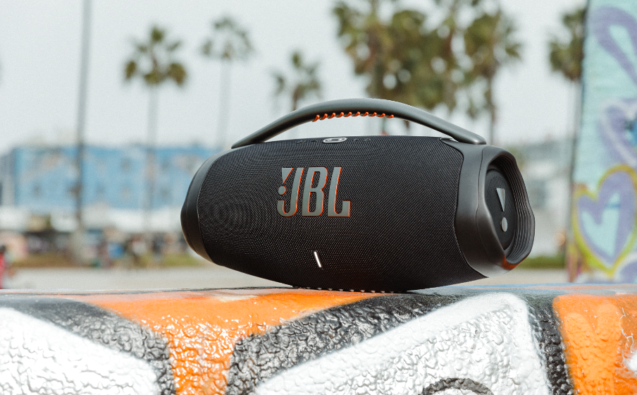 JBL Boombox 3 Wireless Bluetooth Speaker with Indoor & Outdoor Modes –  Black