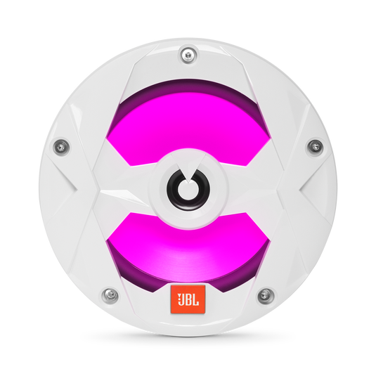 Club Marine MS65LW - White Gloss - 6-1/2" (160mm) two-way marine audio speaker with RGB lighting – White - Detailshot 2 image number null