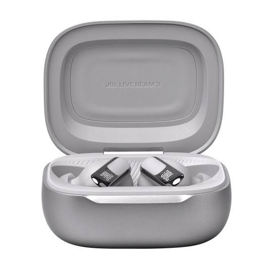 JBL LIVE BEAM 3 グレー JBL Live Beam 3 | True wireless noise-cancelling closed-stick earbuds